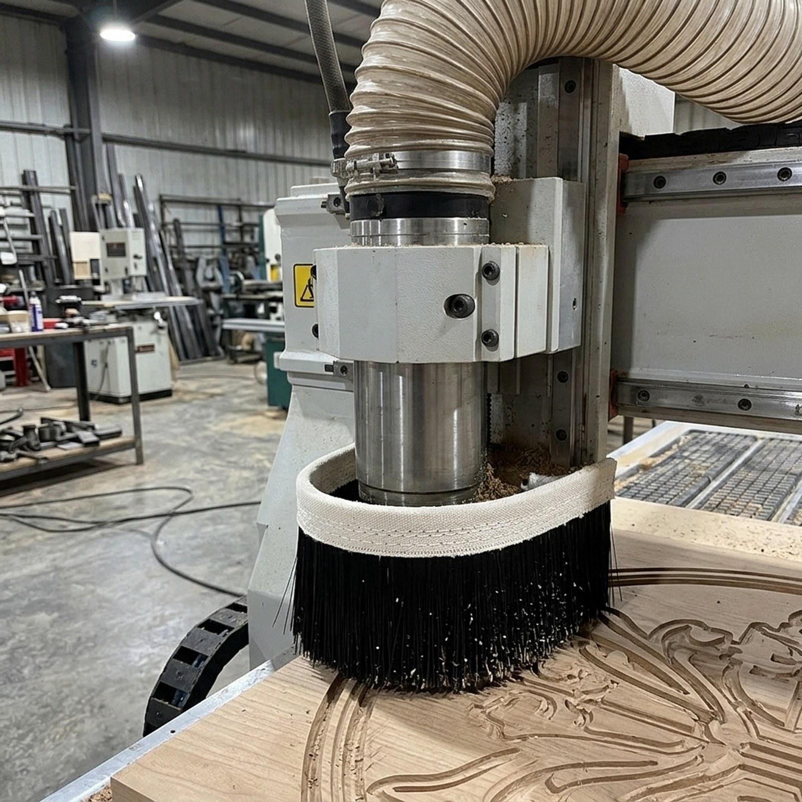 Shoe Brush - Sikat Vakum CNC Mudah Digunakan, Kokoh,
