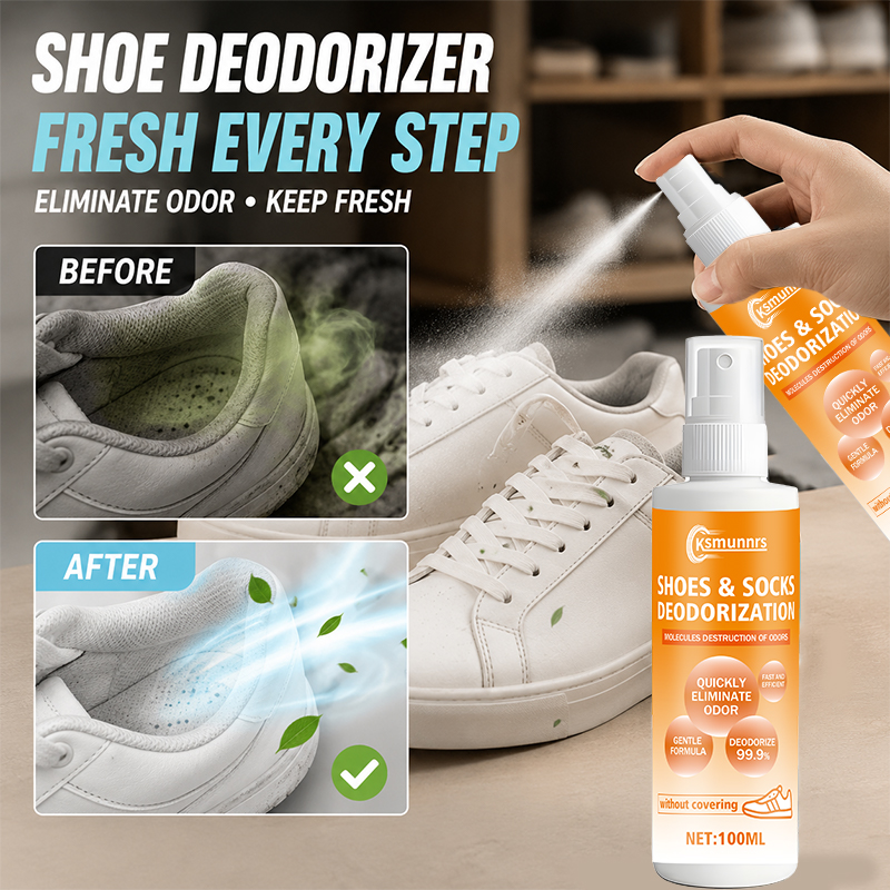 Sneaker Care Spray - Semprotan Penghilang Bau Kaki, Pembersih Penghilang